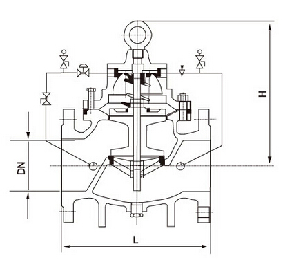 200P-10T/16T減壓閥結(jié)構(gòu)圖片